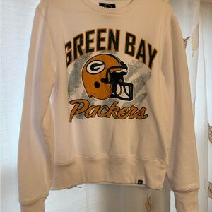 '47 Black and White Branded Crew Sweatshirt